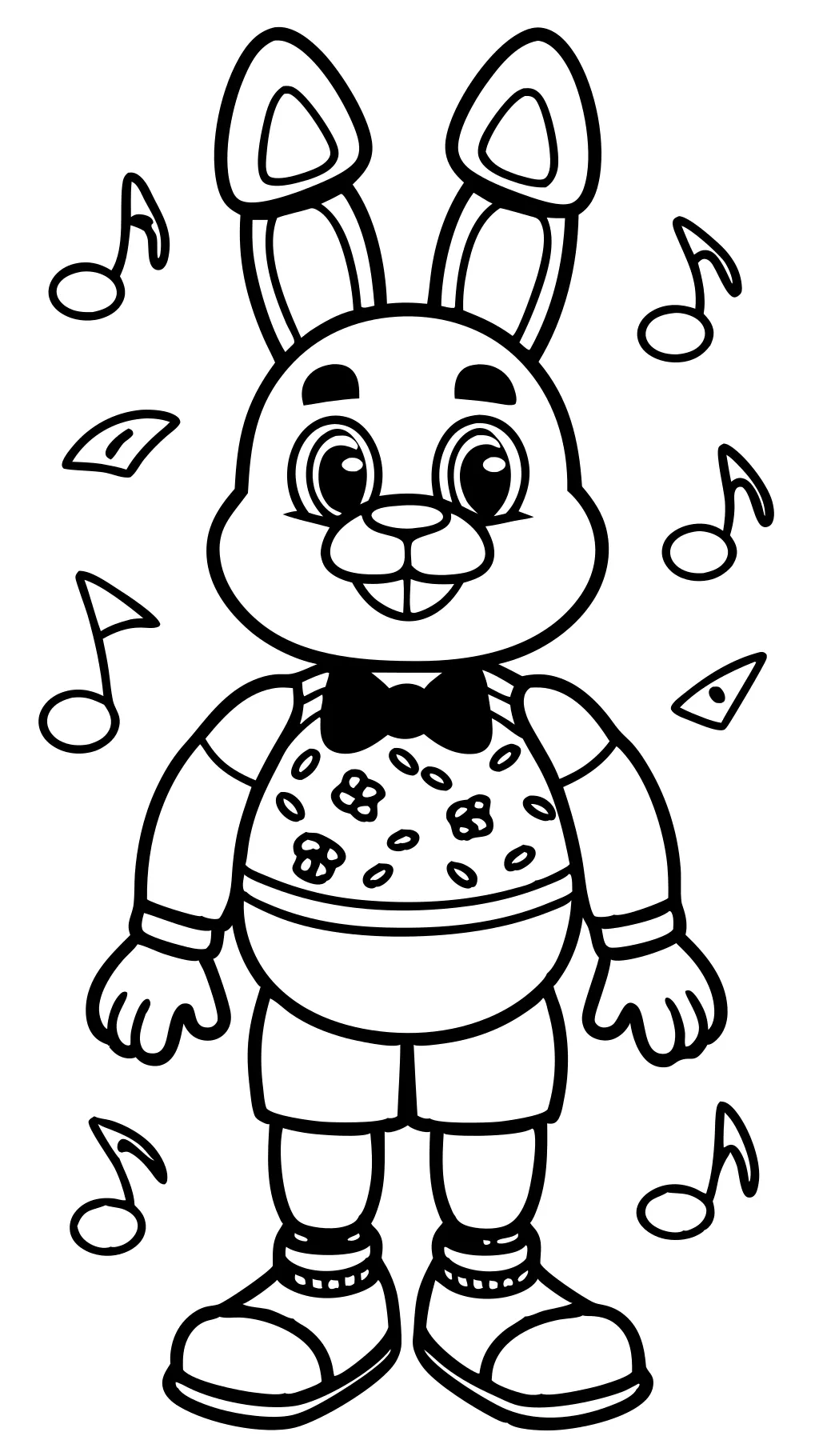 fnaf bonnie coloring pages